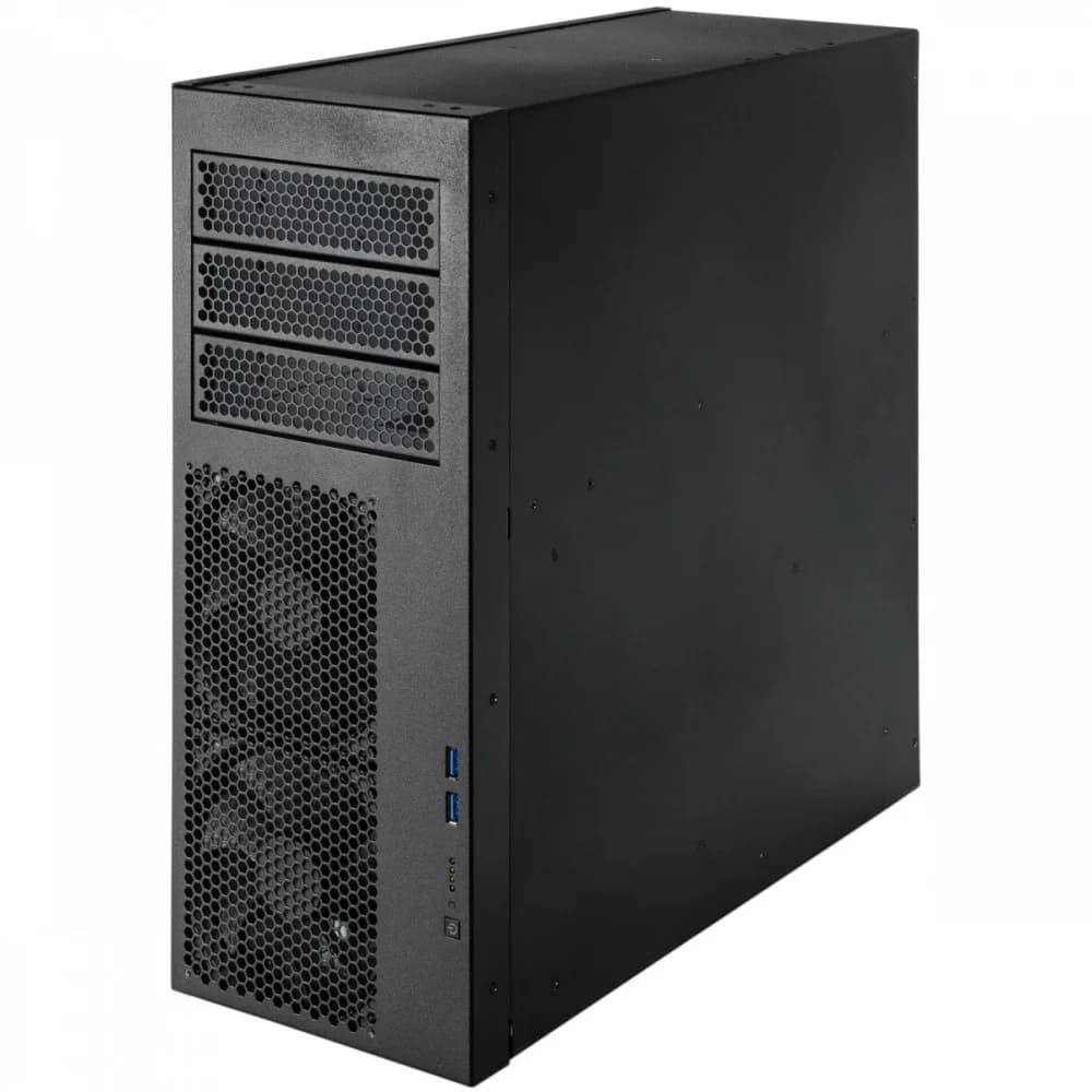 Procase PT443-B-0-RA Корпус Tower server case,3x5.25,черный,без блока питания,глубина 432мм,6-32, фильтр, MB PICMG 1.3, PICMG 1.0