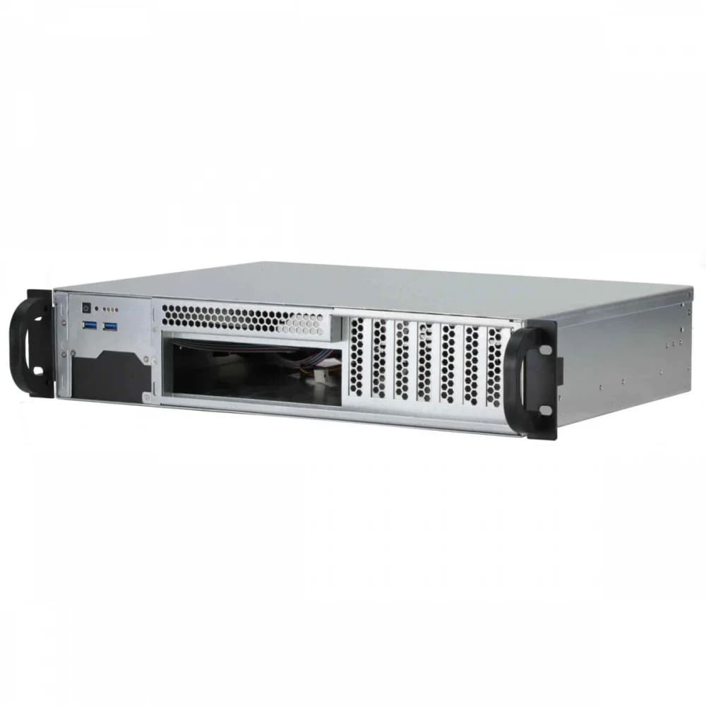 Procase RU230-B-0 Корпус 2U front/rear-access rack server case, черный, без блока питания, глубина 300мм, MB 12"x9.6"