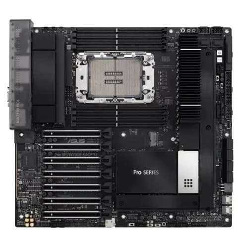 Материнская плата ASUS PRO WS W790E-SAGE SE, Intel® W790, 8*DDR5, 8*SATA, 3*M.2, 2 x SlimSAS, 5*USB 3.2, 2*USB 2.0,Type-C, 11*PCIx16, VGA, CEB 90MB1C20-M0EAY0