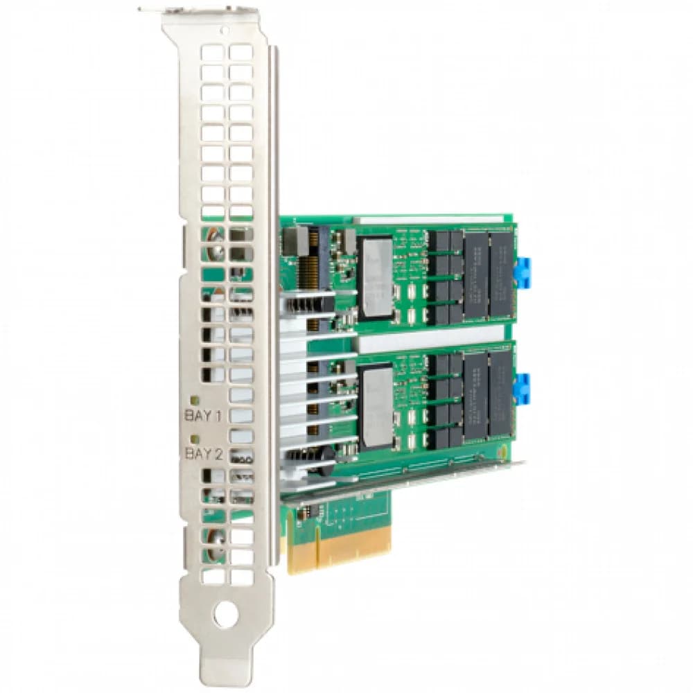 Опция HP Enterprise/NS204i-p x2 Lanes NVMe PCIe3 x8 OS Boot Device with 2x 480GB NVMe m.2 SSD (RAID 1)