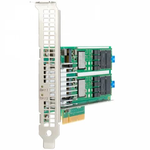 Опция HPE/NS204i-p x2 Lanes NVMe PCIe3 x8 OS Boot Device with 2x 480GB NVMe m.2 SSD (RAID 1) P12965-B21