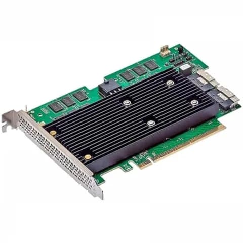 Контроллер/ Broadcom 9670W-16i SGL (05-50113-00003 / 03-50113-00002) , PCIe 4.0 x16, Full Height, 24G SAS/SATA/NVMe, RAID 0,1,5,6,10,50,60, 16port(2x8 SFF-8654), 8GB Cache, SAS4116W ROC, RTL