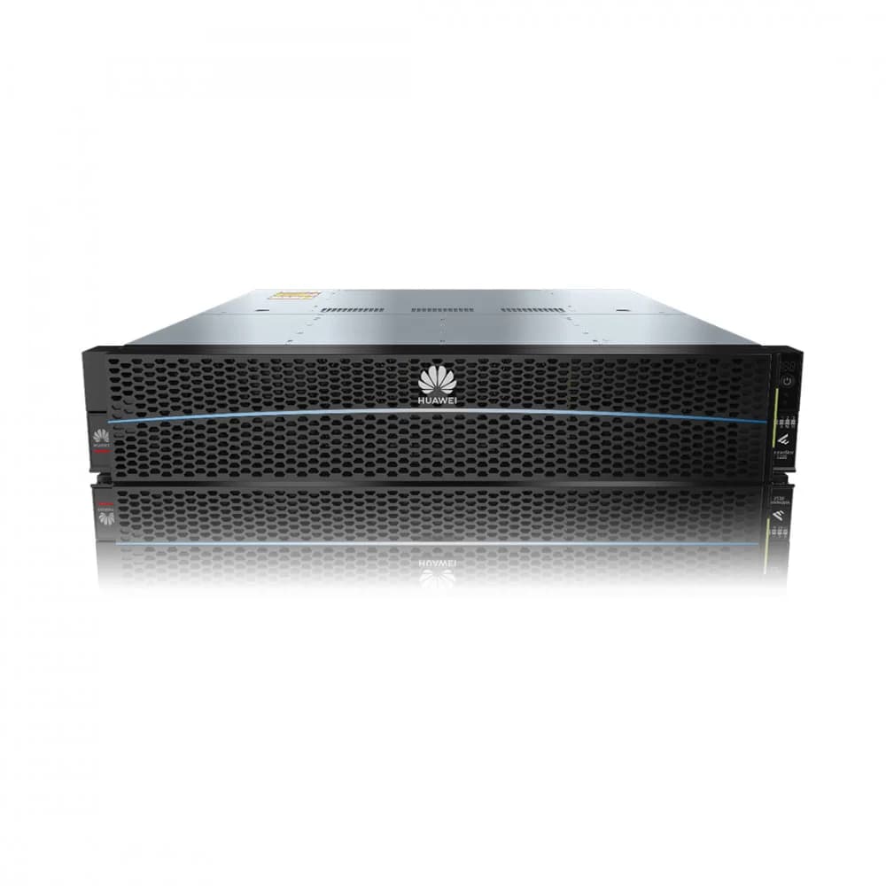 Система хранения данных (не укомплектована дисками), Huawei, 5220-S-L-96G-AC, OceanStor 5220, 2U, Dual Controllers, SAS, AC\240V HVDC, 96GB Cache, 8*1Gb ETH, 4*10Gb ETH (Including Multi-Mode SFP+),