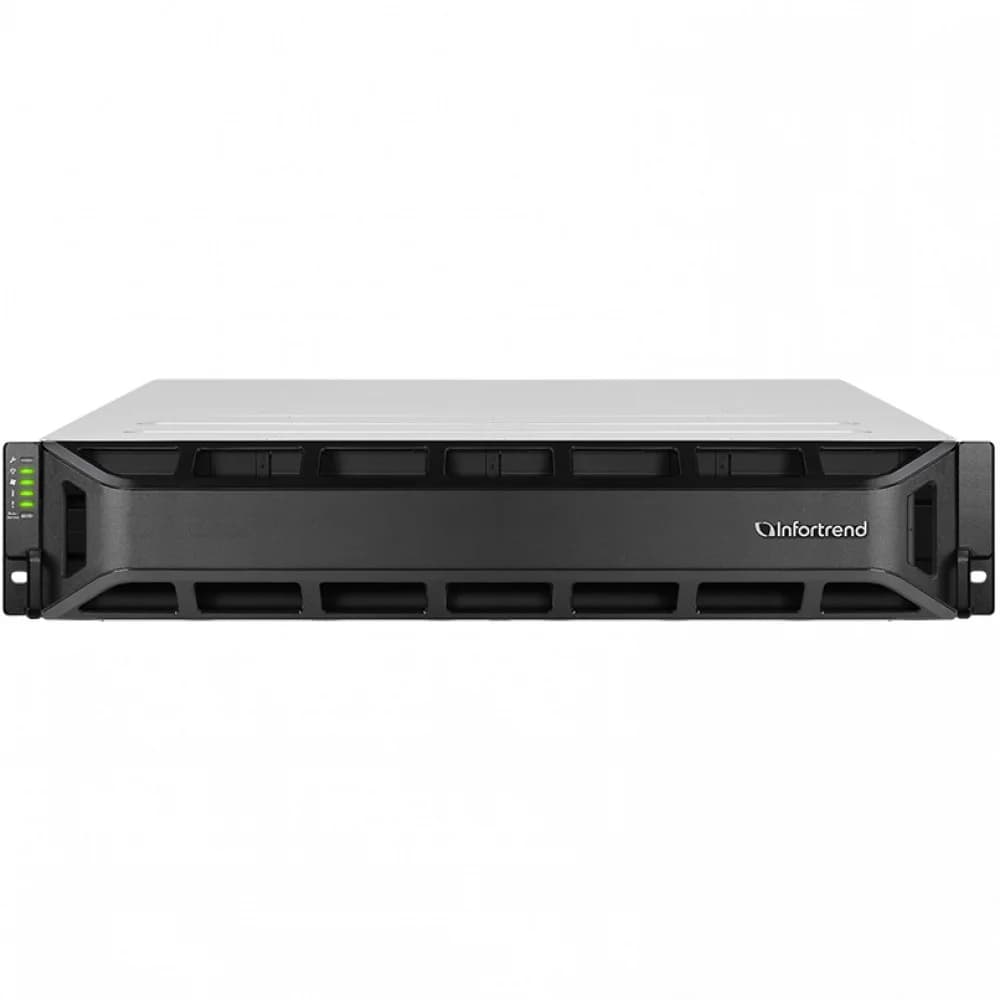 Сетевой накопитель Infortrend GSe Pro 3008RP-C 2U/8bay, supports NAS, SAN, object protocol and cloud gateway, Single controller subsystem including 4x1G iSCSI ports, 1xUSB 3.0, 2x hos board slots, 1