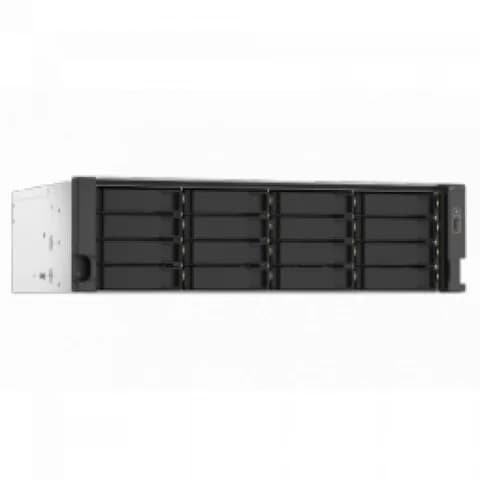 Сетевое хранилище без дисков/ SMB QNAP TS-1673AU-RP-16G NAS 16 HDD trays, 2x 2.5 GbE, rackmount, 2 PSU. 4-core AMD V1500B 2,2 GHz,,RAM 16 GB (1 x 16 GB) up to 32 GB (2 x 16 GB). W/o rail kit RAIL-B0