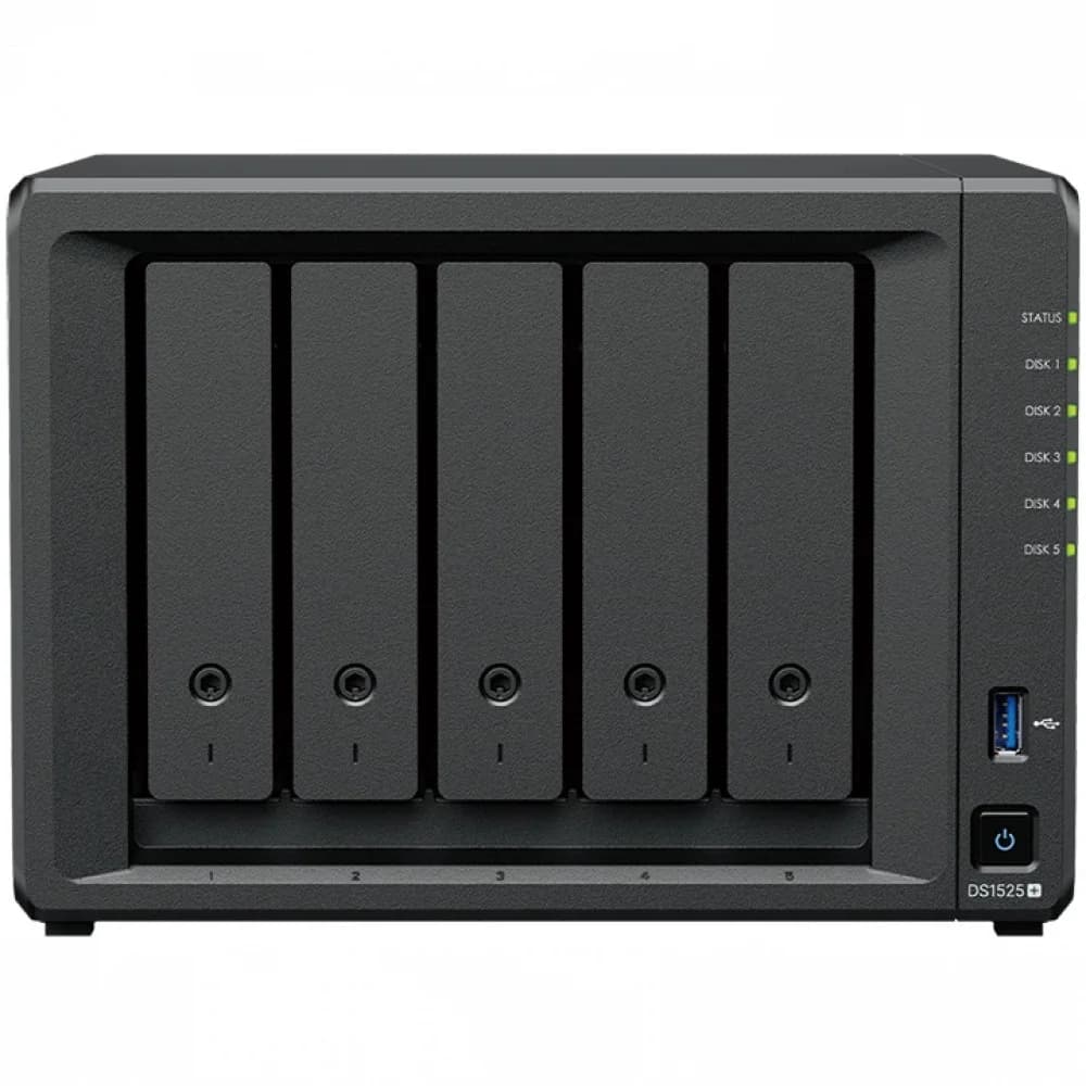 Сетевое оборудование Synology DS1525+ Сетевой накопитель NAS-сервер DiskStation 5xHDD