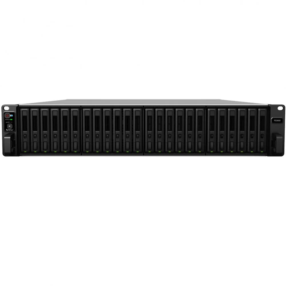 СХД стоечное исполнение 24BAY 2U NO SSD USB3 FS3600 SYNOLOGY