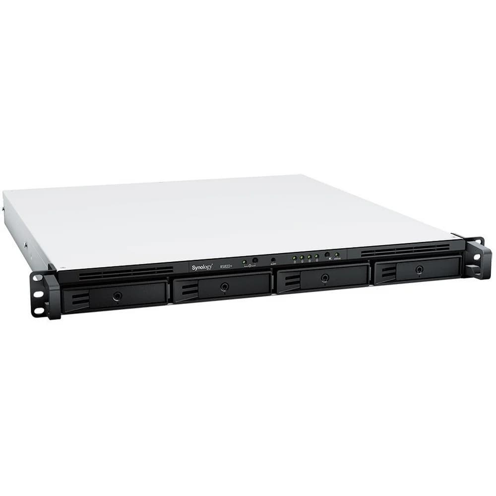 Synology RS822RP+ 4xHDD 1U NAS-сервер «All-in-1» 2 блока питания (до 8-и HDD-RX418)