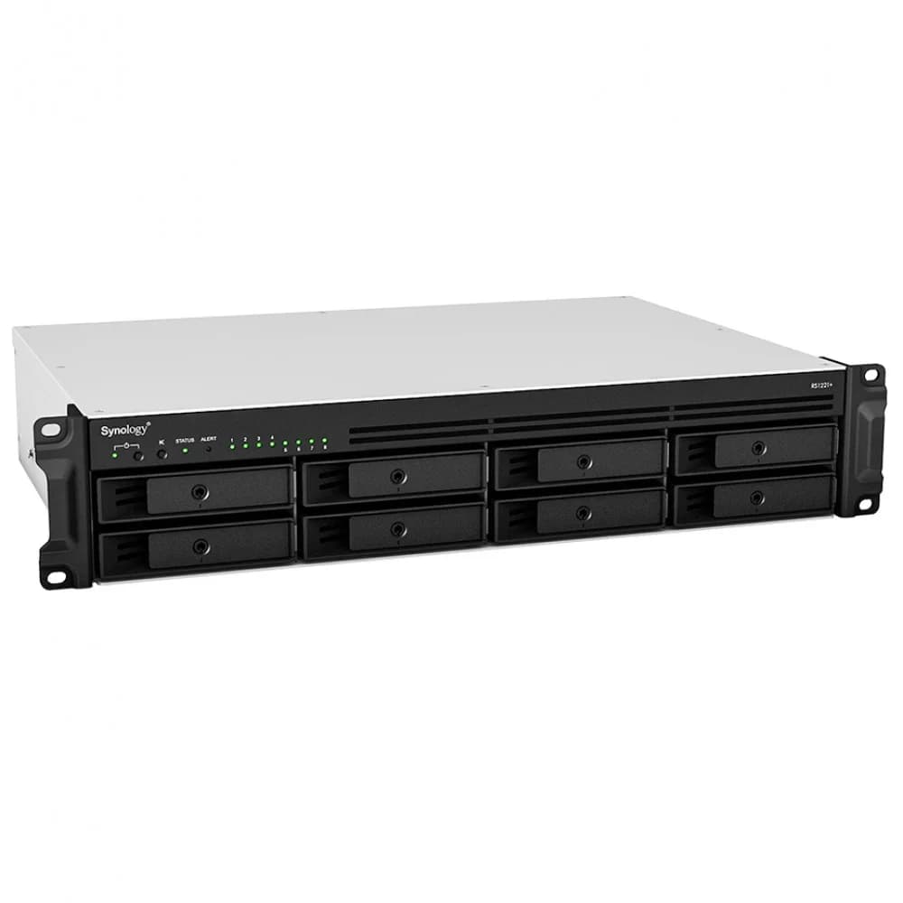 Сетевое оборудование Synology Сетевой NAS сервер Synology RS1221+ 8xHDD 2U NAS-сервер All-in-1