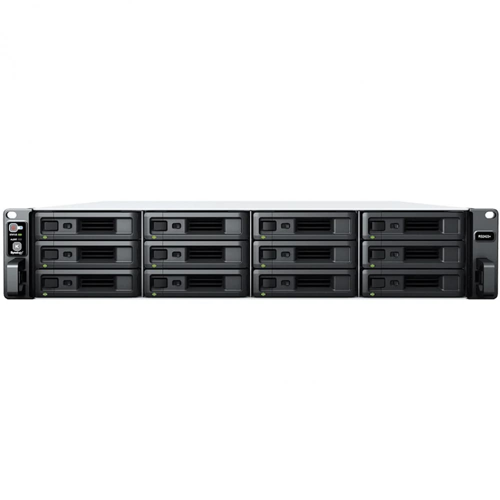 Synology RS2423+ Сетевое хранилище 12x2.5"/3.5" SATA, AMD Ryzen V1780B/4x3.35GHz, 8GB DDR4, горячая замена