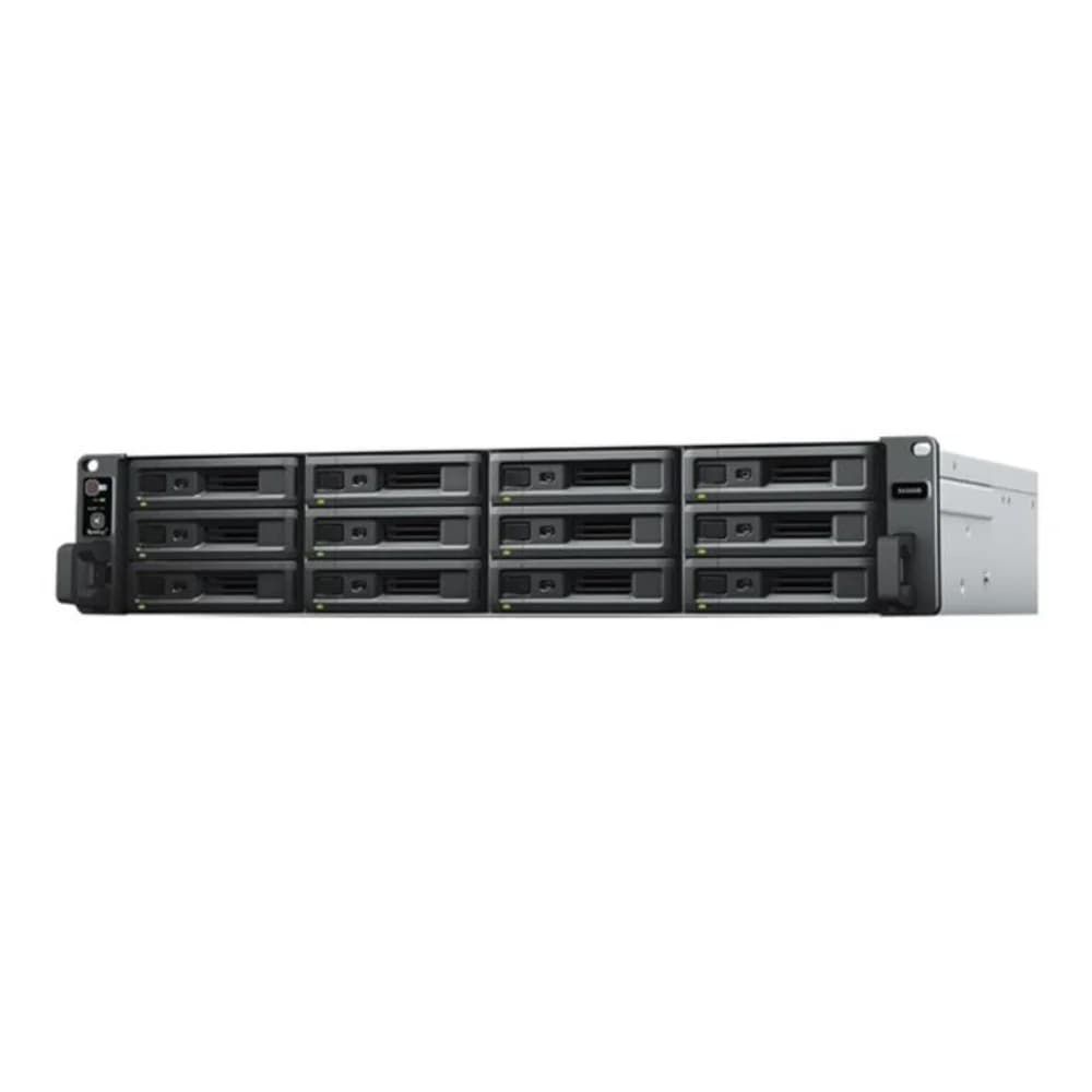 Synology Rack 2U Unified DualCont Array (QC2,4GhzCPU/8Gbupto64/2x1GbE+1x10GbERJ45(+1xExpSlot) per contr)NoHDD(upto12 2,5"/3,5"SASupto36with 2xRXD1219SAS),RAIDBasic,JBOD,0,1,5,6,10,F1/2xRPS/norail/5Y