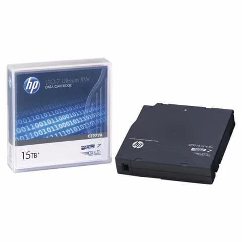 Картридж для хранения данных C7977A HPE LTO-7 Ultrium 15TB RW Data Cartridge