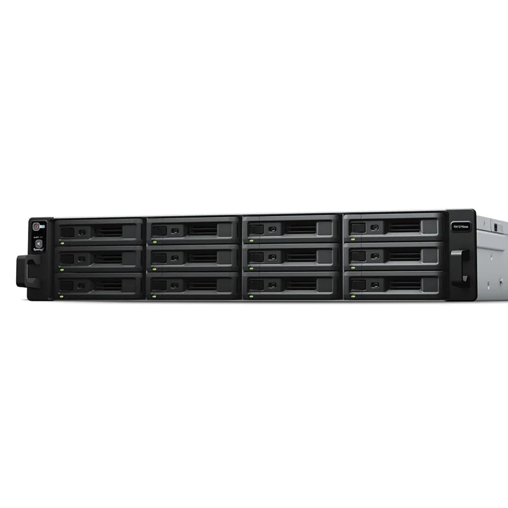 Synology RX1216sas 12xHDD 2U SAS, Блок расширения для увеличения дисковой емкости, 2 блока питания