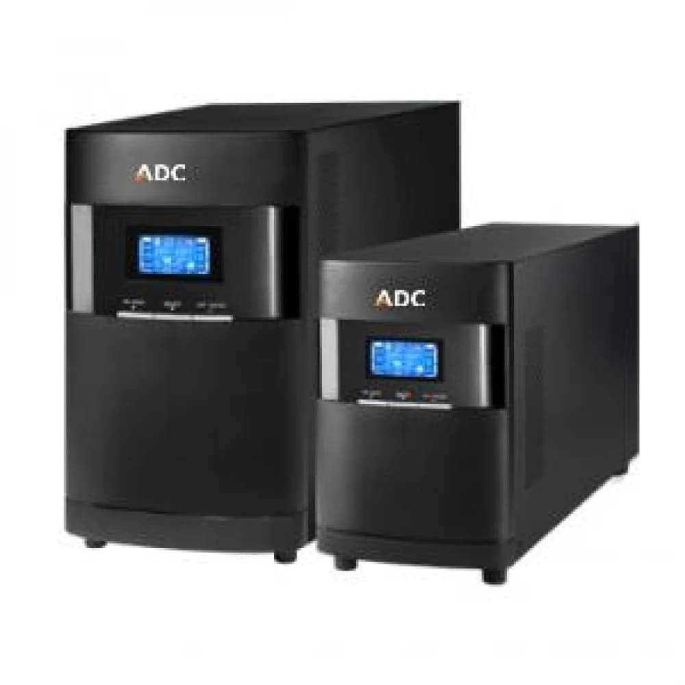 ИБП ADC SPARK 2000 T 2kW, Батареи - 12 В/7 Ач*3 шт., розетка SCHUKO, ЖК-дисплей, USB и RS232, слот SNMP, шнур питания. Время автономии - 5 мин.