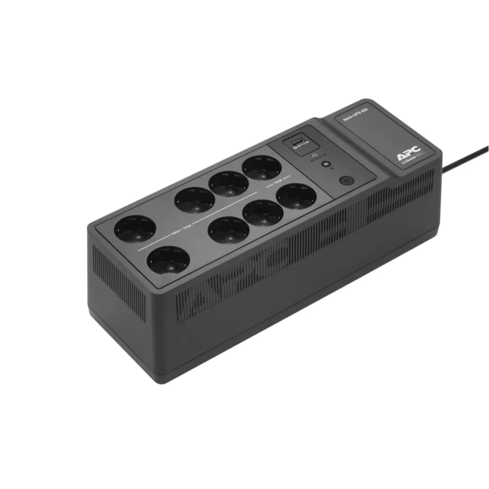 ИБП APC/BE650G2-GR/230V/1 USB charging port, 8 Schuko/CEE7/7 outlets (2 surge)/Back-UPS/650 VА/400 W
