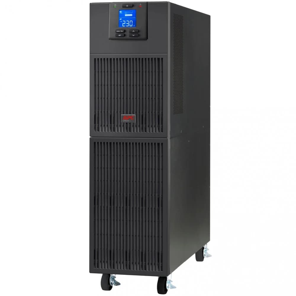 Easy UPS SRV 6000VA, On-Line, 6.0 kWatt, 6.0 kVA, (1) Hard Wire 3-wire, black, DB-9 RS-232, SmartSlot™, EPO, 685x190x362 mm, 54kg