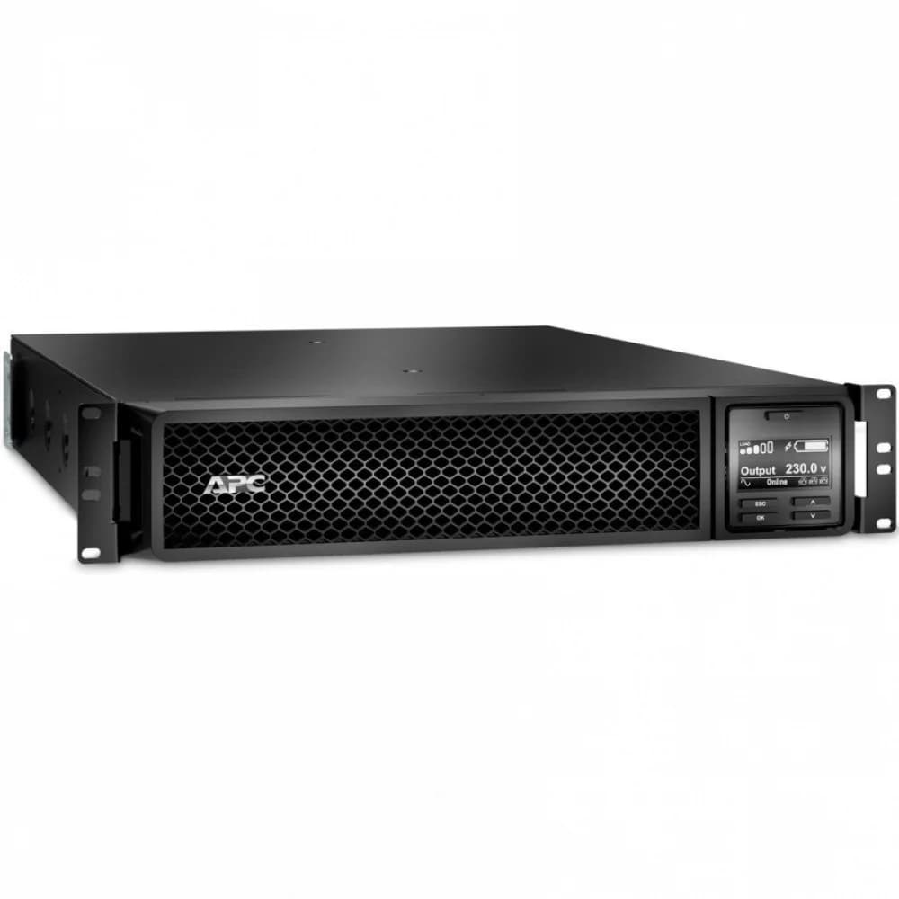Источник бесперебойного питания APC Smart-UPS SRT, Двойное преобразование (онлайн), 1500 ВА / 1500 Вт, Rack/Tower, IEC, LCD, Serial+USB, USB, SmartSlot, подкл. доп. батарей
