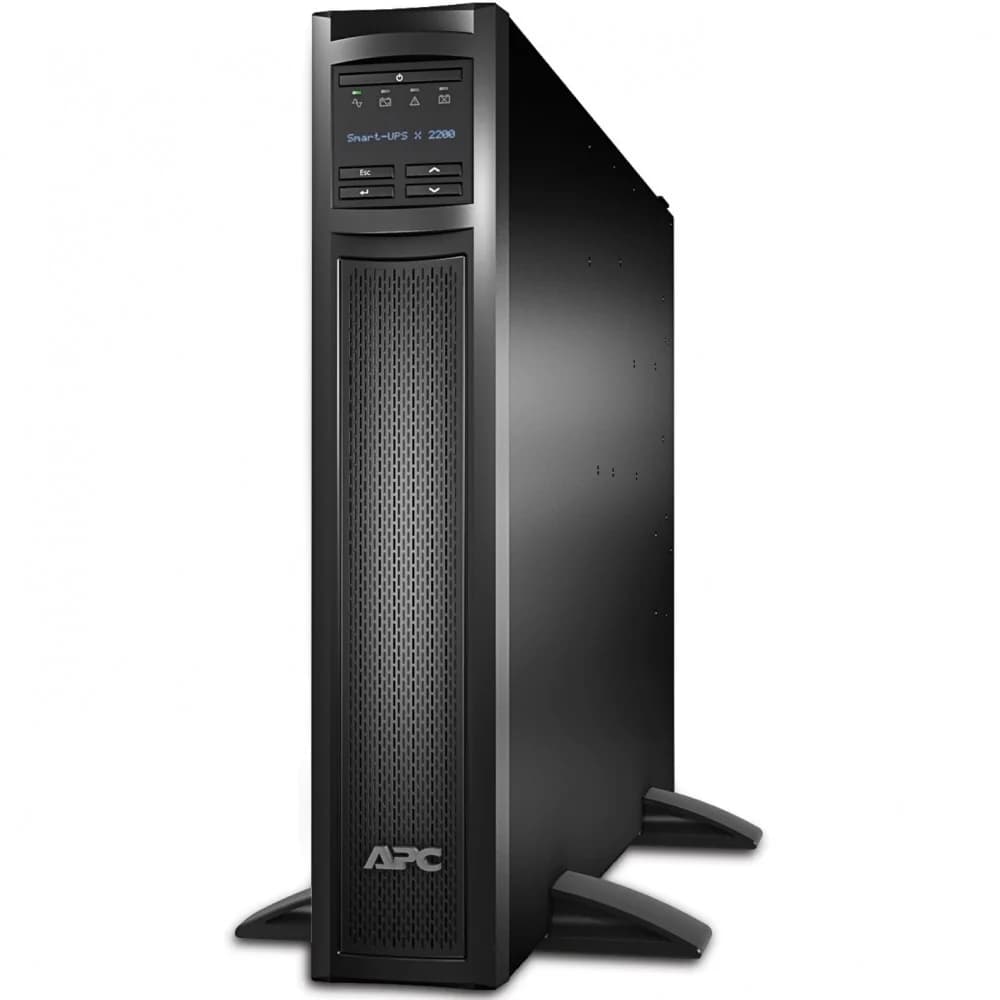 APC Smart-UPS X 2200VA/1980W, RM 2U/Tower, Ext. Runtime, Line-Interactive, LCD, Out: 220-240V 8xC13 (3-gr. switched) 1xC19, SmartSlot, USB, EPO, HS User Replaceable Bat, Black, 3(2) y.war.