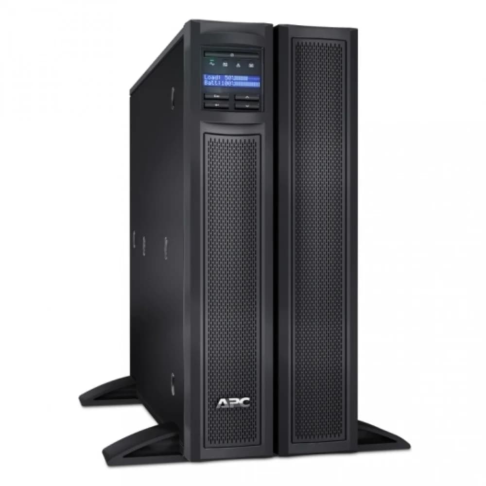 APC Smart-UPS X 2200VA/1980W, RM 4U/Tower, Ext. Runtime, Line-Interactive, LCD, Out: 220-240V 8xC13 (3-gr. switched) 2xC19, SmartSlot, USB, COM, EPO, HS User Replaceable Bat, Black, 3(2) y.war. (REP