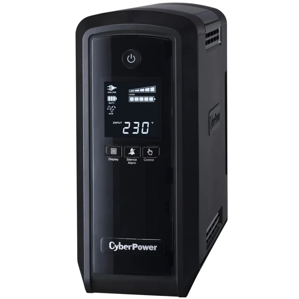 ИБП CyberPower CP900EPFCLCD, Line-Interactive, 900VA/540W, LCD, AVR, RJ11/RJ45, USB, 6*Schuko, USB