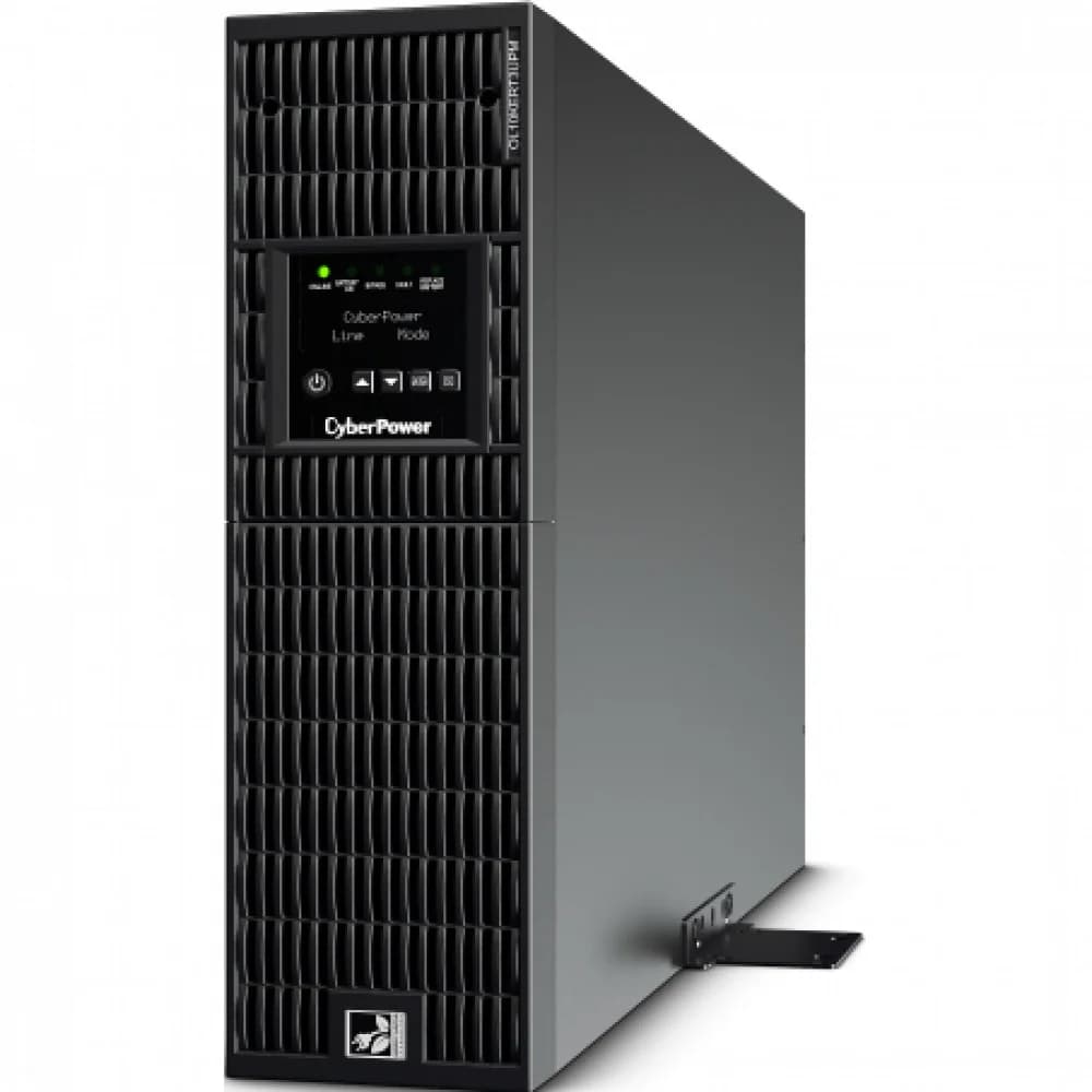 Источник бесперебойного питания, CyberPower, OL10KERT3UPM, Мощность 10000ВА/10000Вт, OL-серия, On-Line, Стоечный 3U, ЖК/Smart/USB/RJ11/RJ45, Диапазон работы AVR:200-240В, Бат.1 шт., Вых: 4xIEC C13/4