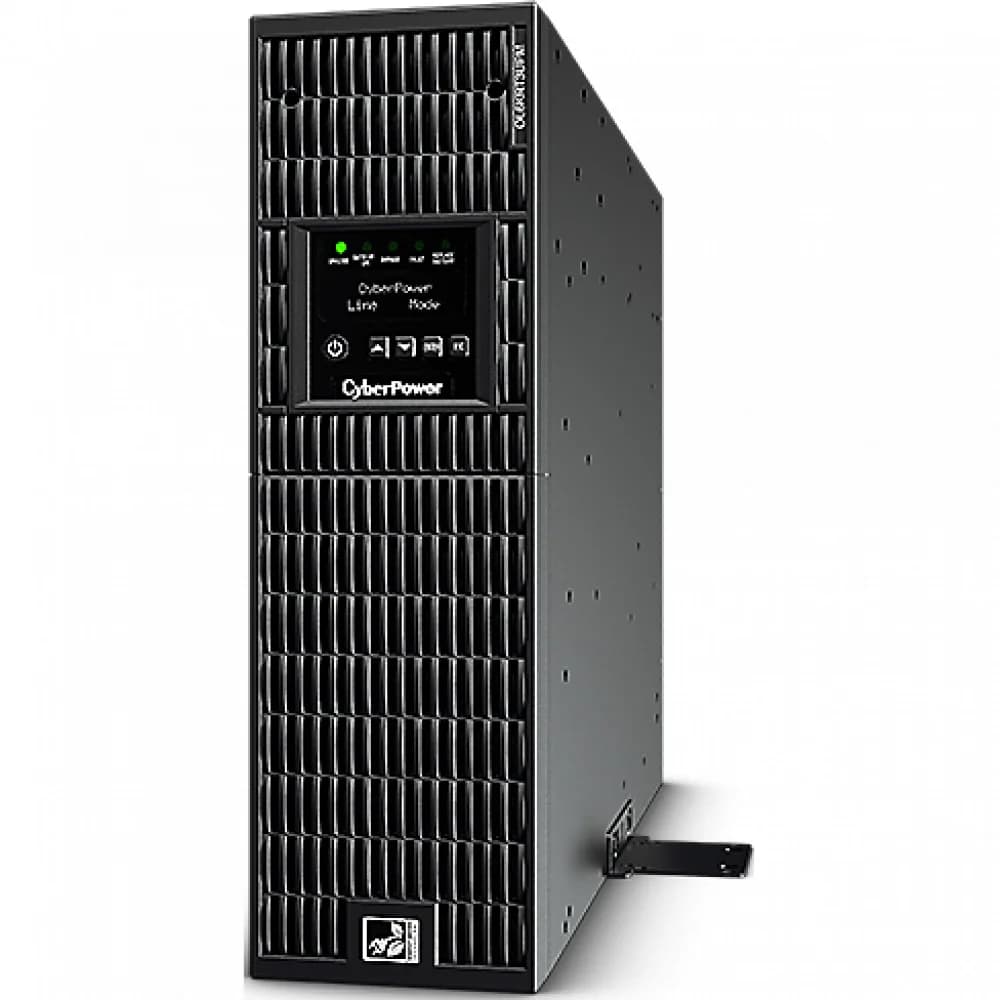 Источник бесперебойного питания, CyberPower,OL6KERT3UPM, Мощность 6000ВА/6000Вт, OL-серия, On-Line, Стоечный 2U,ЖК/ Smart/USB/RS-232/Tel.line, Диапазон работы AVR:200-240В, Бат.1 шт (не идет в компл