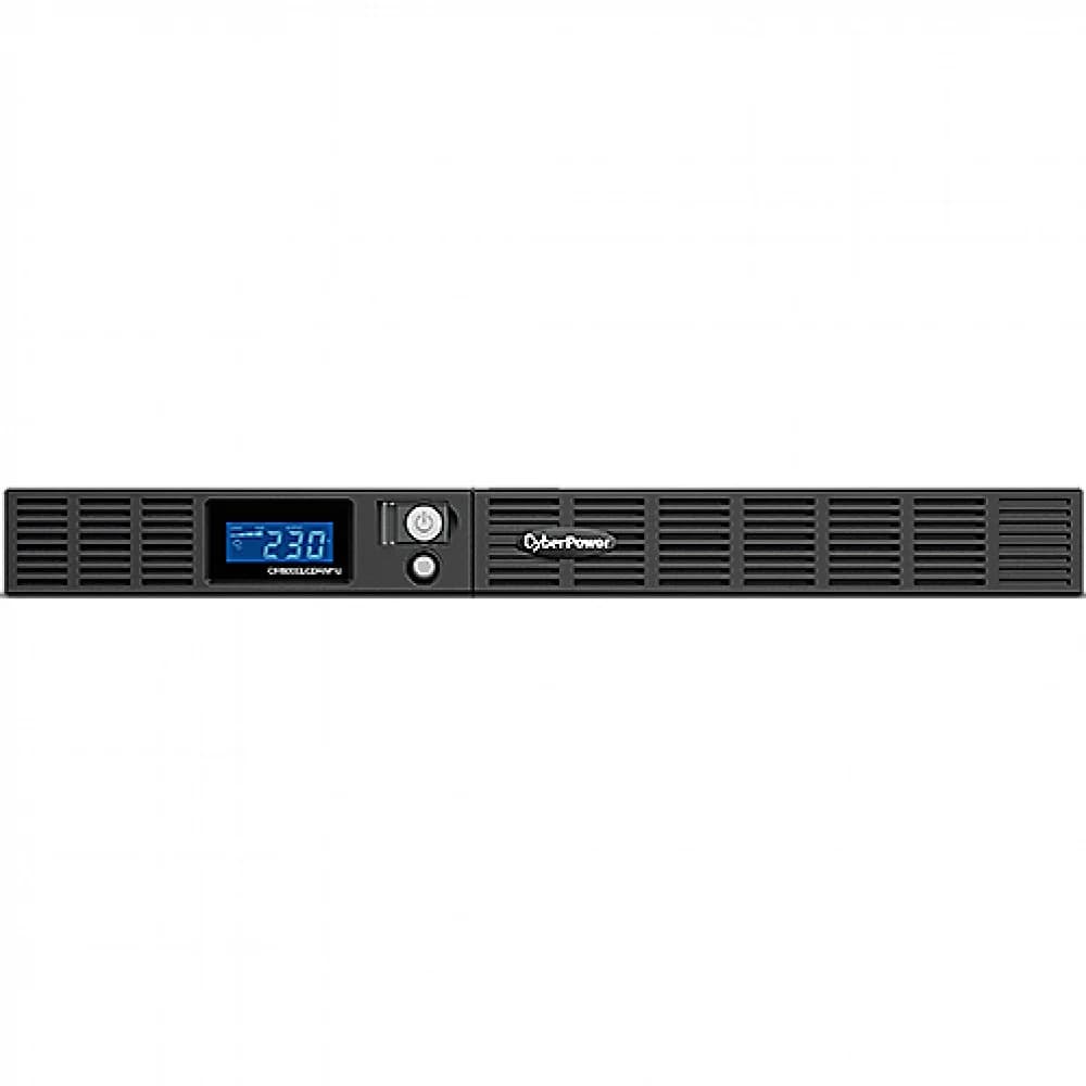 Источник бесперебойного питания, CyberPower, OR600ELCDRM1U, Мощность 600ВА/360Вт, OR-серия, Линейно-интерактивный, Стоечный 1U, ЖК/Tel.line/Smart, Диапазон работы AVR:160-263В, Бат.1 шт., Вых: 6xIEC