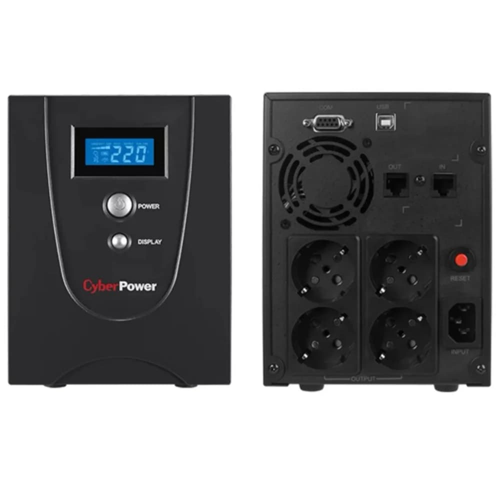 UPS Line-Interactive CyberPower VALUE2200ELCD 2200VA/1320W USB/RS-232/RJ11/45 (4 EURO)