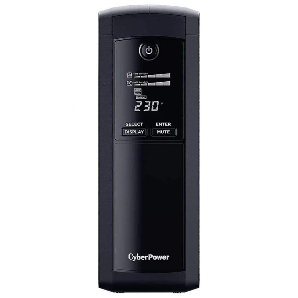 ИБП CyberPower VP1600ELCD, Line-Interactive, 1600VA/960W, LCD, USB, RS-232, RJ11/45, 4+1 Schuko