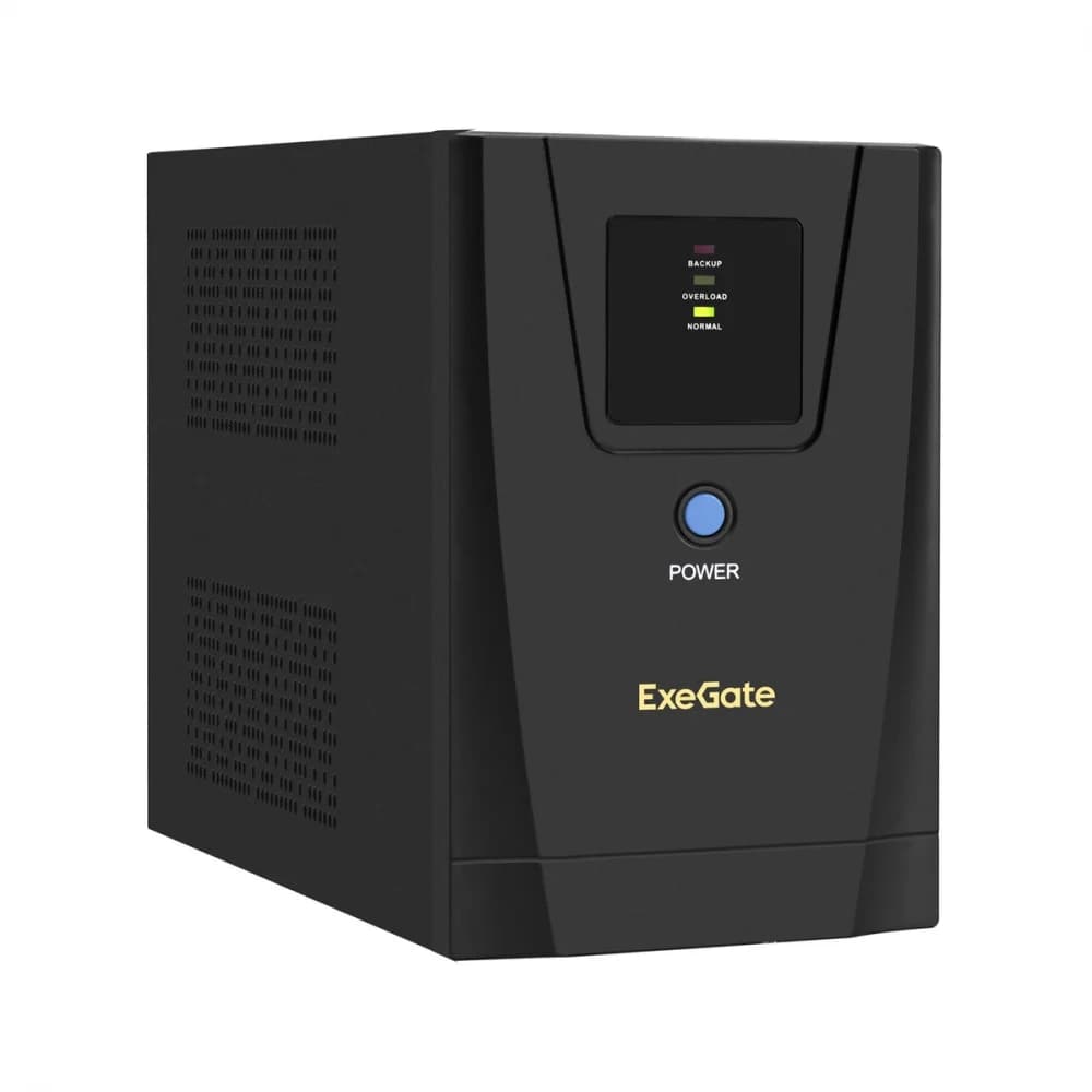 ИБП ExeGate SpecialPro UNB-1600.LED.AVR.2SH.3C13 1600VA/950W, LED, AVR, 2*Schuko+3*C13, съемн.кабель, металлический корпус, Black