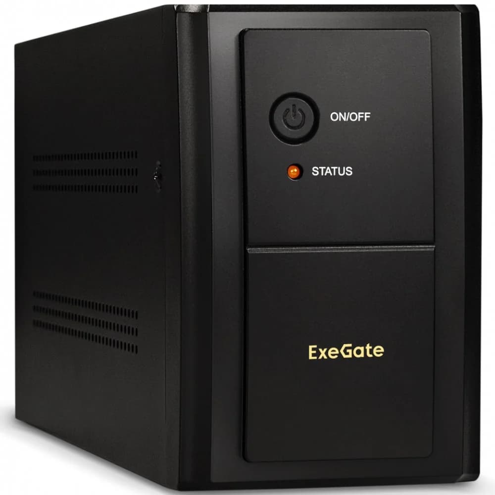 ИБП ExeGate SpecialPro UNB-2000.LED.AVR.4SH.RJ.USB 2000VA/1200W, LED, AVR,4*Schuko, RJ45/11, USB, металлический корпус, Black