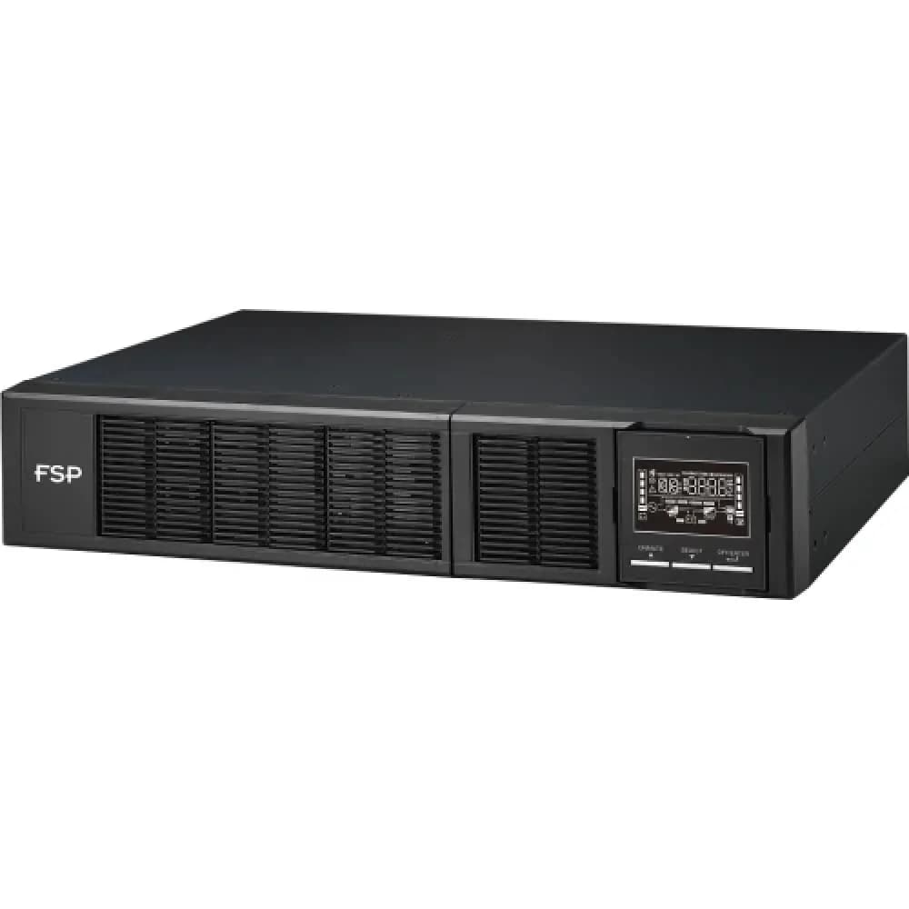 ИБП FSP Clippers 3K 3000W/ батареи 12V 9Ahx6/1 x IEC 320 C19 / 6 x IEC 320 C13/USB Type-B порт и RS-232/ЖК дисплей
