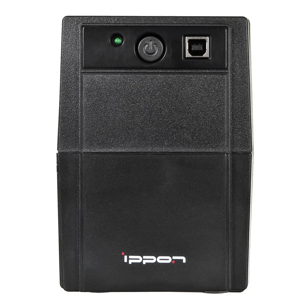 ИБП Ippon Back Basic 1050 Euro, 1050VA, 600Вт, AVR 162-275В, 2хEURO, управление по USB, без комлекта кабелей