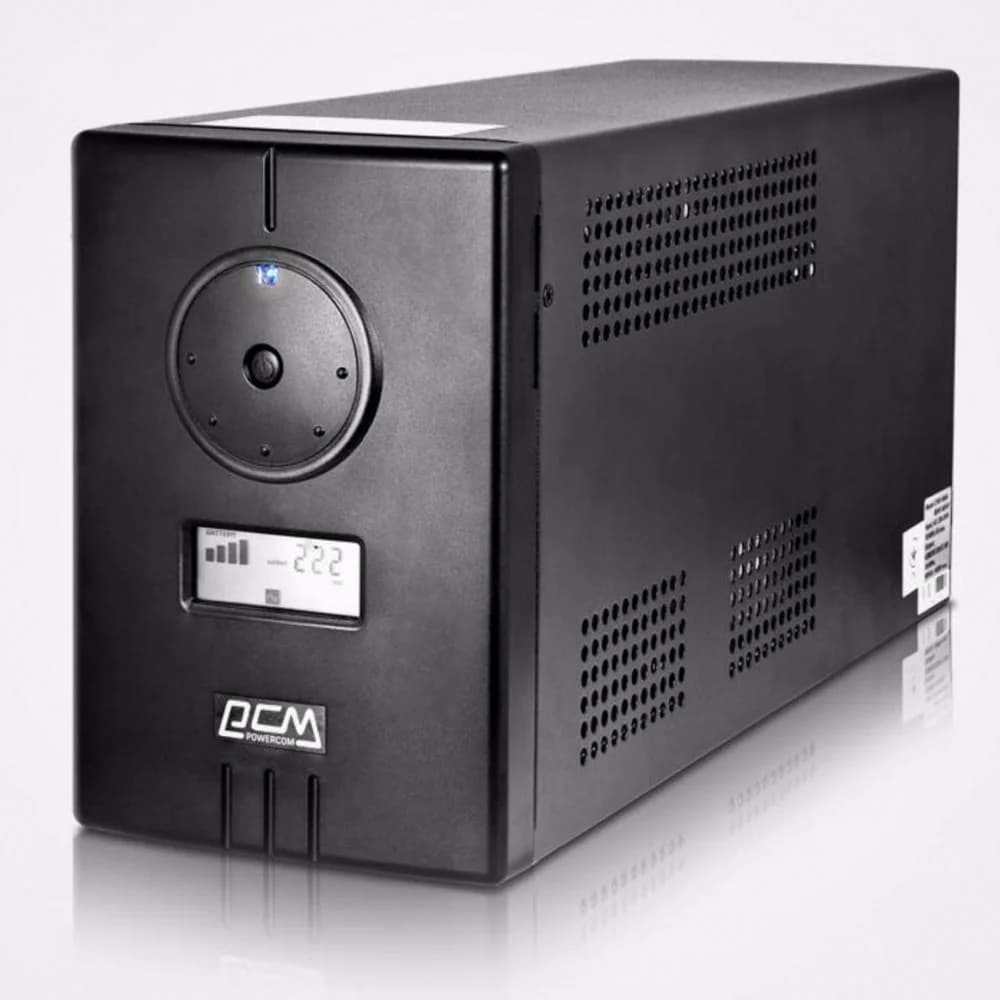 Источник бесперебойного питания Powercom Infinity, Line-Interactive, 800VA / 480W, Tower, Schuko, LCD, USB