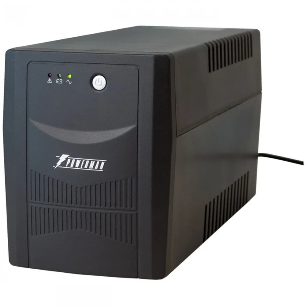 UPS POWERMAN Back Pro 1500, line-interactive, 1500VA, 900W, 4 eurosockets with backup power, battery 12V 9Ah 2 pcs., 380mm x 101mm x142mm, 10.7 kg.