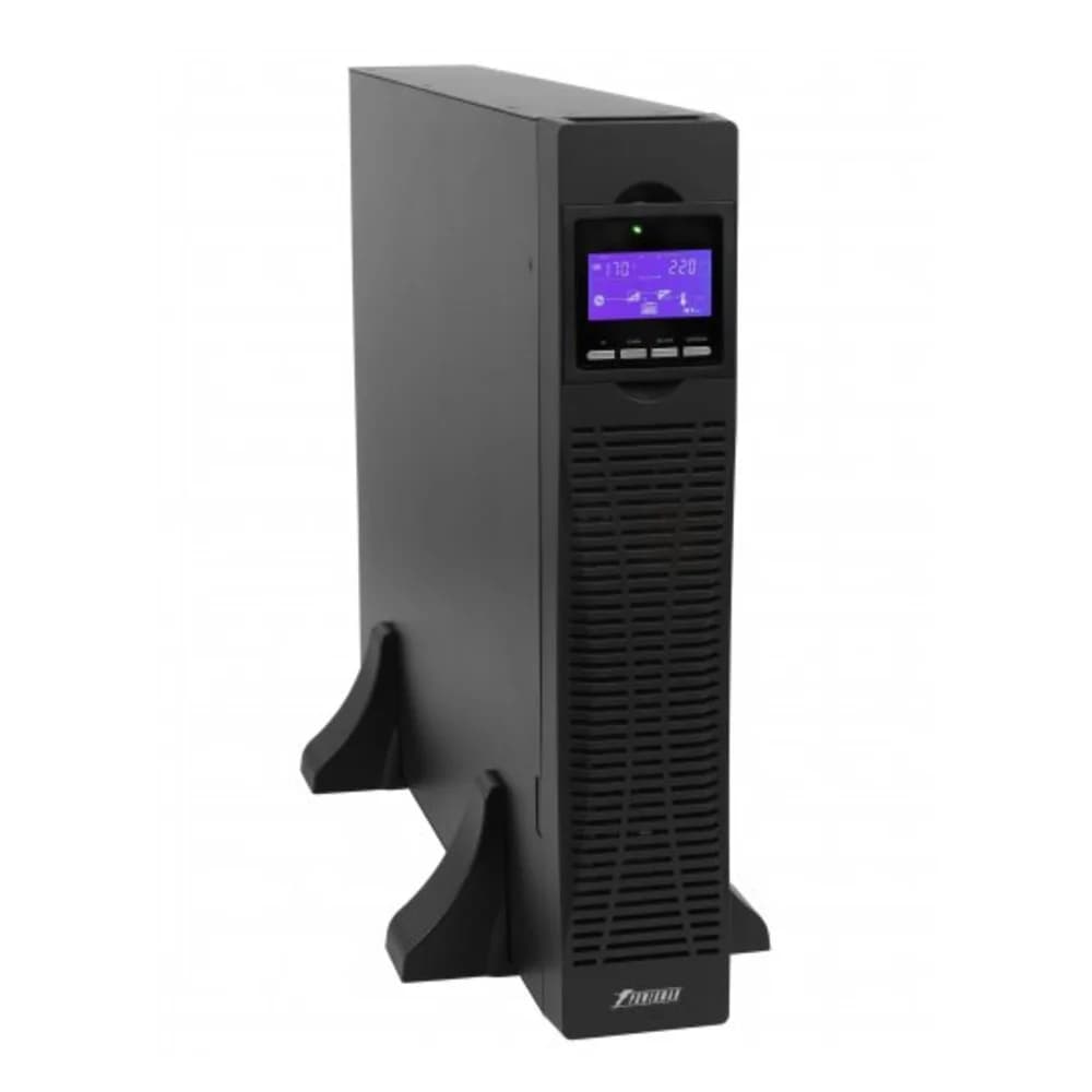 UPS POWERMAN Online 2000 RT, LCD, dual conversion, 2000ВА, 1800W, 8 outlets IEC 60320 C13, short circuit protection, pulsed bursts of network overload, discharge and overcharge of the battery. RJ11