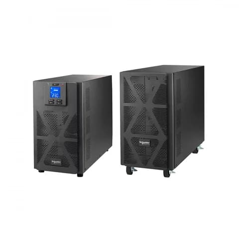 Источник бесперебойного питания, Schneider Electric, Easy UPS SRVS10KIL, Комплект: SRVSPM10KIL-1шт, SRVS240BP-9A-1шт, Онлайн, Мощность 10000ВА/10000Вт, Напольный, 230В, Вых: клеммная колодка, Intell