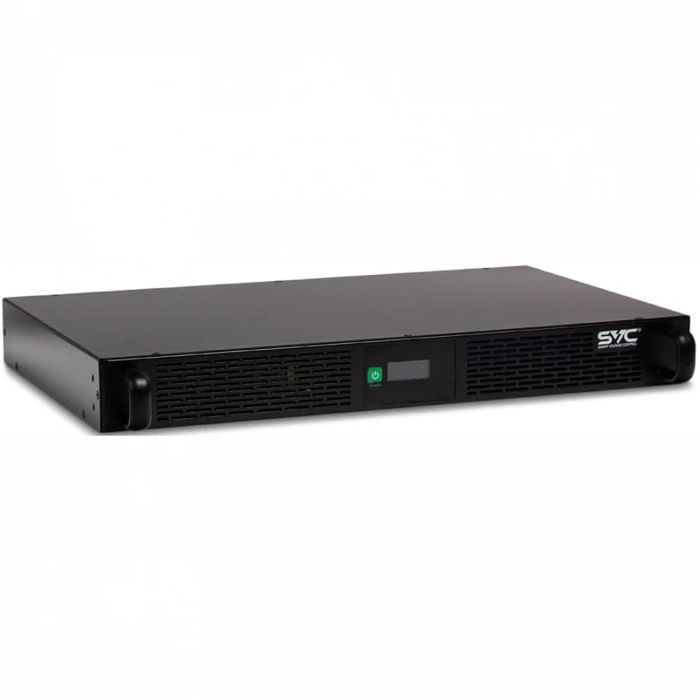 Источник бесперебойного питания, SVC, RTL-800-LCD, Мощность 800ВА/500Вт, RTL-серия, Стоечный 1U, LCD-дисплей, USB (технология Smart), Диапазон работы AVR:160-260В, Бат.:12.8В/5Ah*3шт., Вых: 2 IEC +