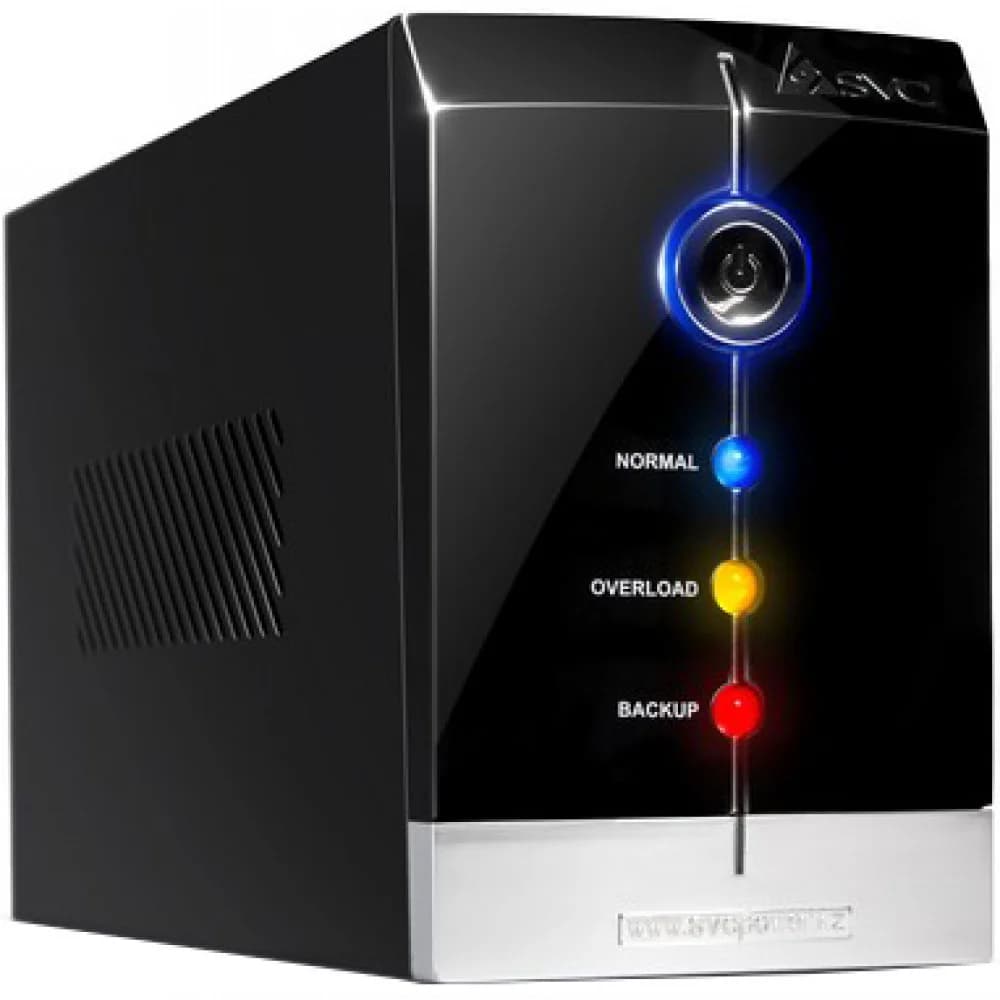 Источник бесперебойного питания, SVC, V-1500-F, Smart, USB, Мощность 1500ВА/900Вт, Диапазон работы AVR: 165-275В, Бат.: 12В/9 Ач*2шт., 3 вых: Shuko CEE7, Защита тел. линии, Чёрный