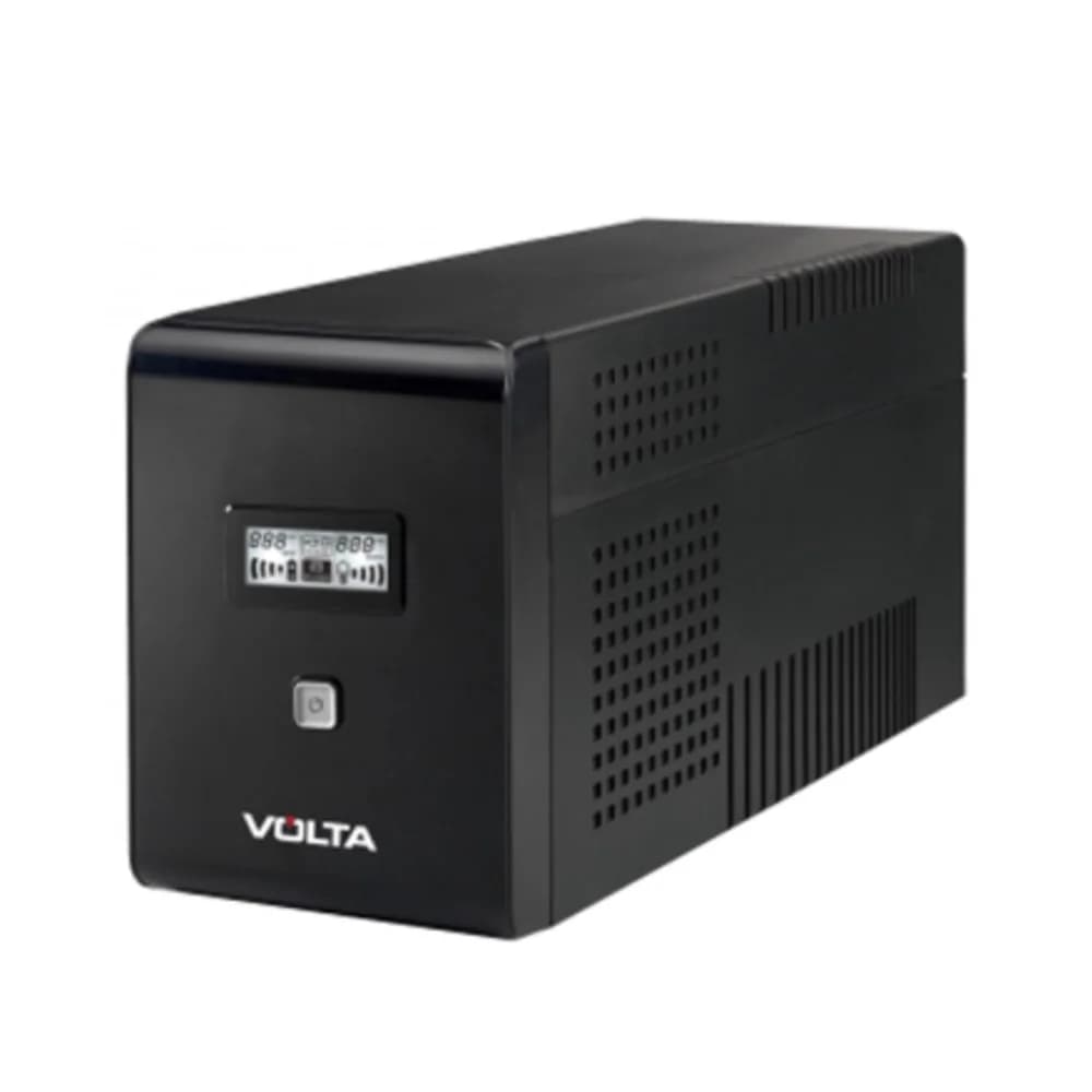 UPS VOLTA Active 1500 LCD, 900W, 2x12V/9Ah, 4 розет., LCD, AVR, USB, RJ-45, Black