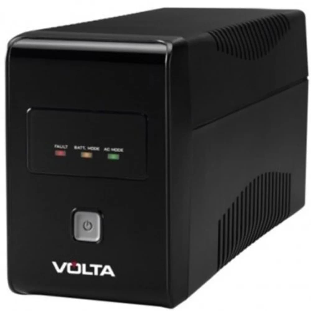 UPS VOLTA Active 850 LED, 480W, 12V/9Ah, 2 розет., LED, AVR, USB, RJ-45, Black