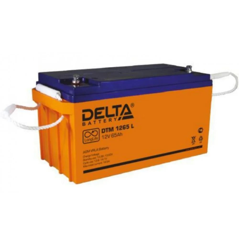 Delta DTM 1265 L (65 А\ч, 12В) свинцово- кислотный аккумулятор