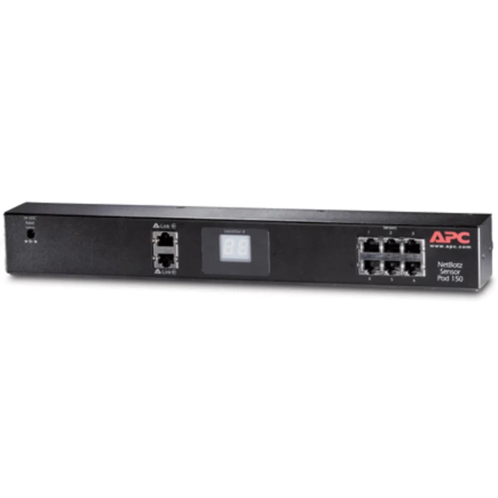 APC Стоечный узел установки датчиков NetBotz Rack Sensor Pod 150 Модуль расширения датчиков предназначен для крепления в стойке. К нему можно подключить до 6 универсальных датчиков. Характеристики: