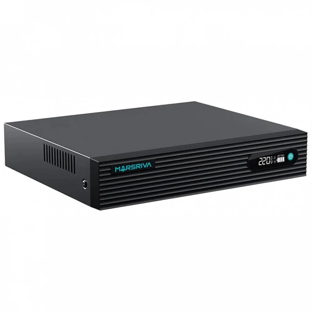 Мини-ИБП MARSRIVA KP7 Pro < Вход 1*Gigabit PoE, 1*9В/12В, 9*12В, 1*5В (DC) Выход, с USB 5В/2А, 100Вт Макс., LiFePO4 3.2В/24000мАч>