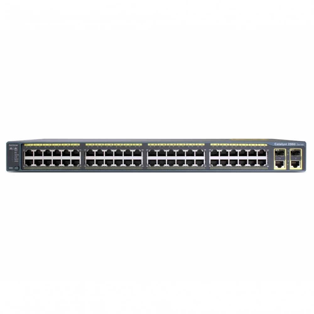 WS-C2960R+48TC-S Коммутатор Catalyst 2960 Plus 48 10/100 + 2 T/SFP LAN Lite