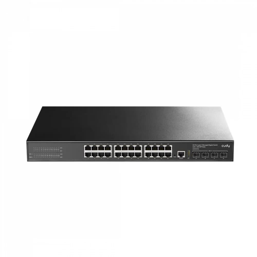 Коммутатор Cudy GS5024S4 (L3) 24x1Гбит/с 4SFP+ управляемый