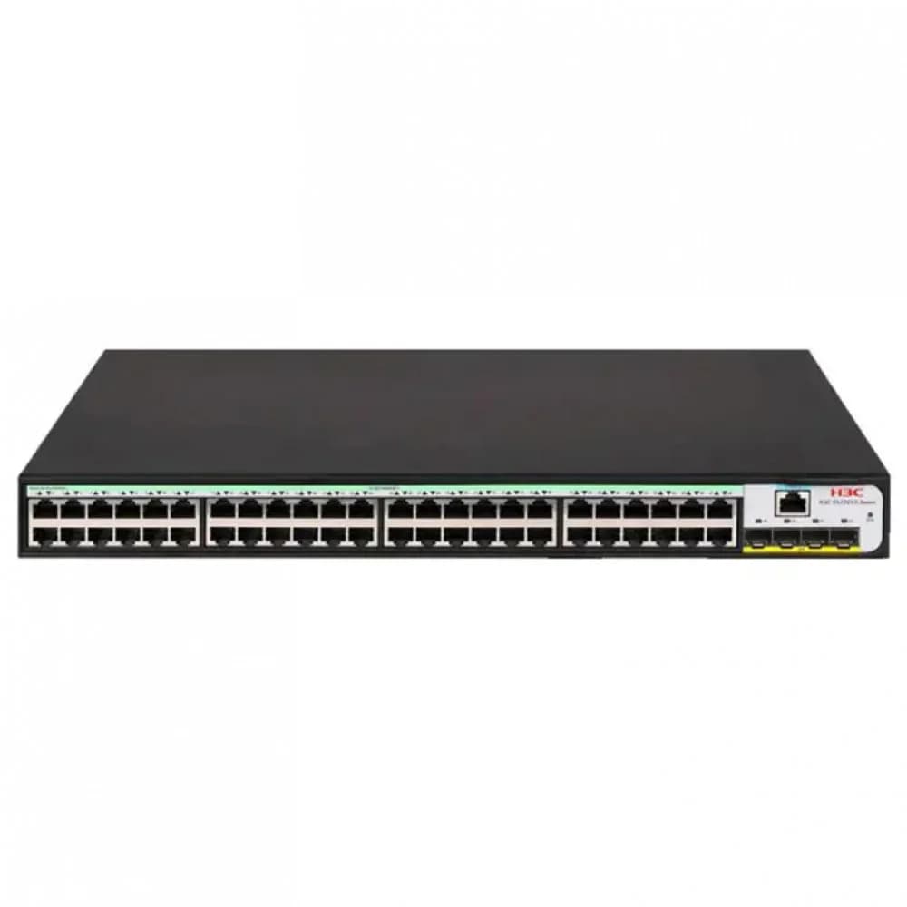 Коммутатор, H3C, LS5120V3-52P-LI-GL Switch, Управляемый L3, 48 портов 10/100/1000M, 4 порта 1000M SFP, AC 100~240 В, -5°C ~ +50°C, стоечный