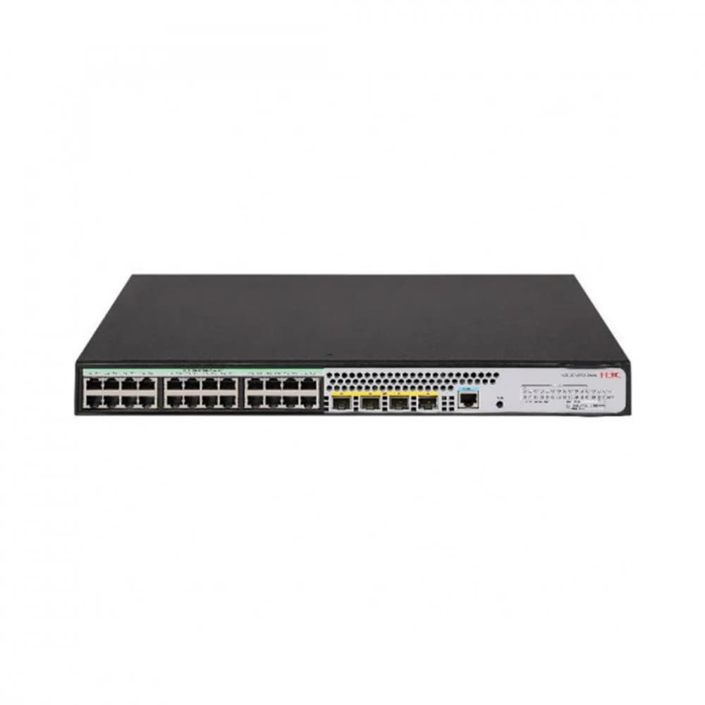 H3C S1850V2-28X L2 Ethernet Switch with 24*10/100/1000BASE-T Ports and 4*1G/10G BASE-X SFP Plus Ports,(AC)