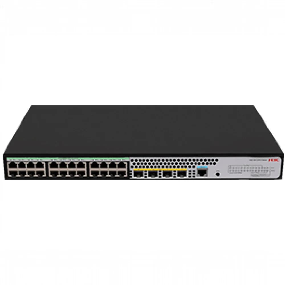 Коммутатор H3C S5120V3-28P-LI L3 Ethernet Switch with 24*10/100/1000BASE-T Ports and 4*1000BASE-X SFP Ports,(AC)
