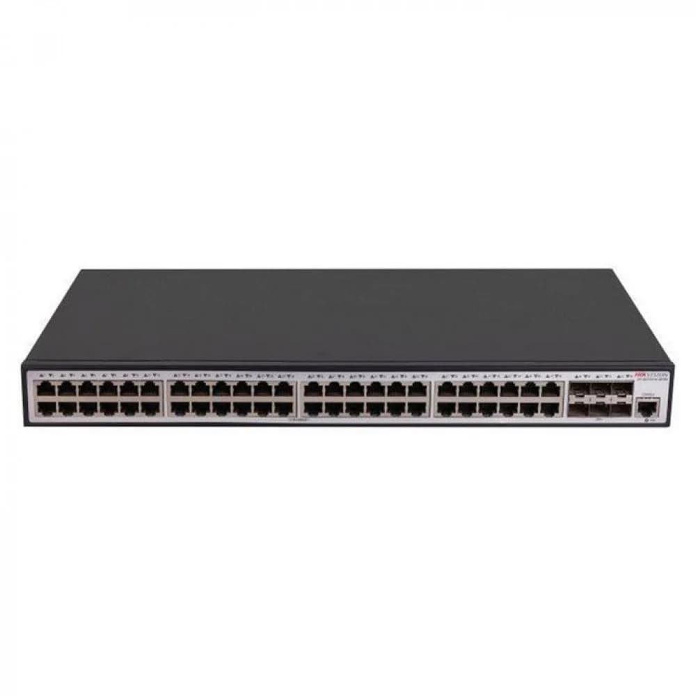 Коммутатор, Hikvision, DS-3E2754-HI-48T6X, Управляемый, 48 10/100/1000 Mbps 6 10Gbit SFP port, Стоечный, Метал